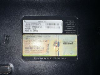 Portatile HP Pavilion dv7 Windows 7