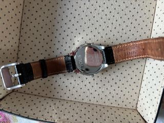 Reloj Tous Correa Piel Negro Plata