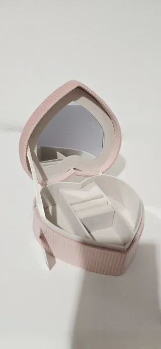 Caja de Joyero Corazón Rosa