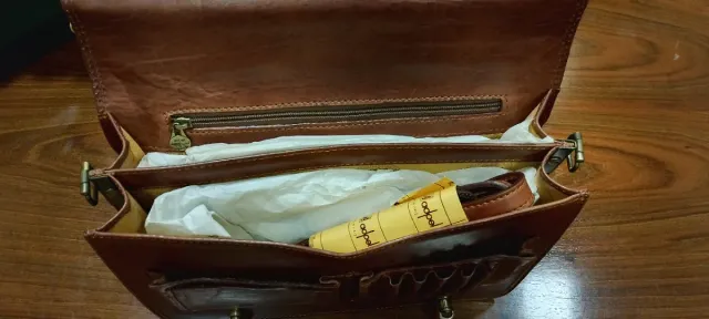 Maletín Adpel Piel Marrón Alta Peletería