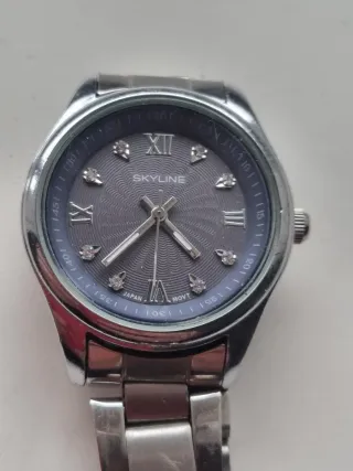 Reloj Skyline Mujer Acero Cristal Zafiro