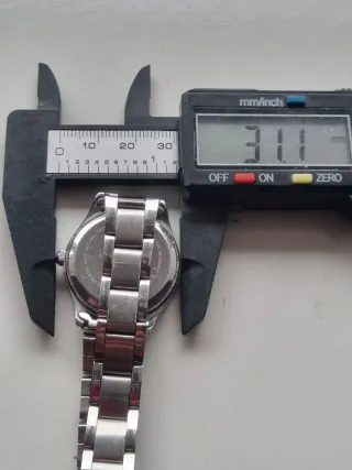 Reloj Skyline Mujer Acero Cristal Zafiro