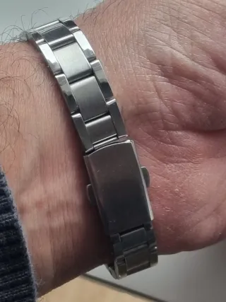 Reloj Skyline Mujer Acero Cristal Zafiro