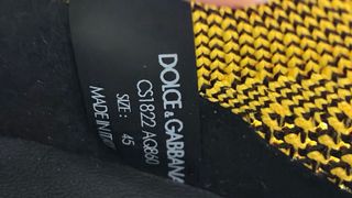 Dolce & Gabbana Sorrento Sneakers Amarillo Negro