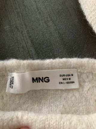 Cardigan e top Mango perla