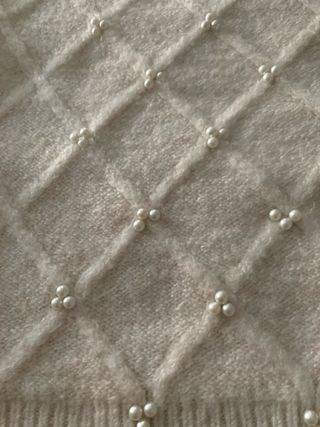 Cardigan e top Mango perla