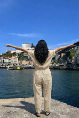 Mono largo de Lino Verano Beige