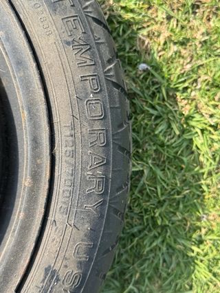 Rueda de repuesto sin estrenar