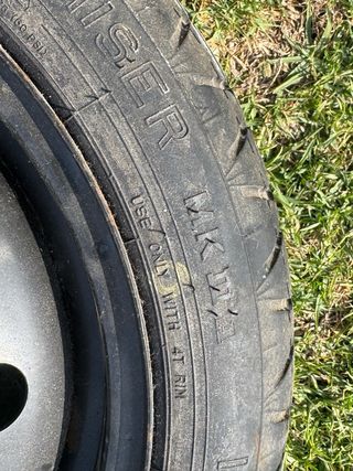 Rueda de repuesto sin estrenar