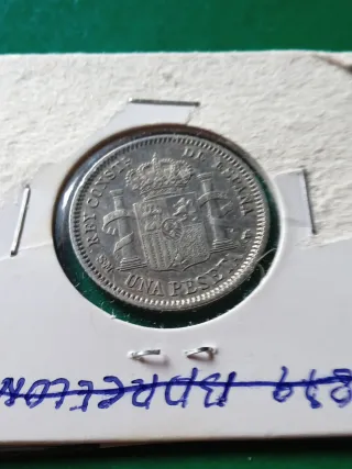 Una peseta 1904-04 SMV de Alfonso XIII plata