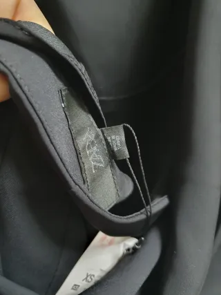 Vestido largo Zara negro