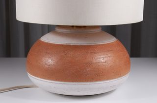 Lampada da tavolo italiana pietra anni '70