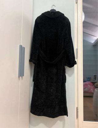 Cappotto lungo Conbipel ecopelliccia similpersiano