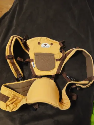 Marsupio neonati Todogi giallo orsetto