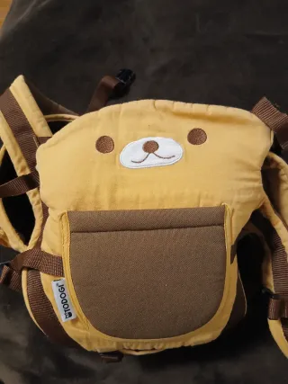 Marsupio neonati Todogi giallo orsetto