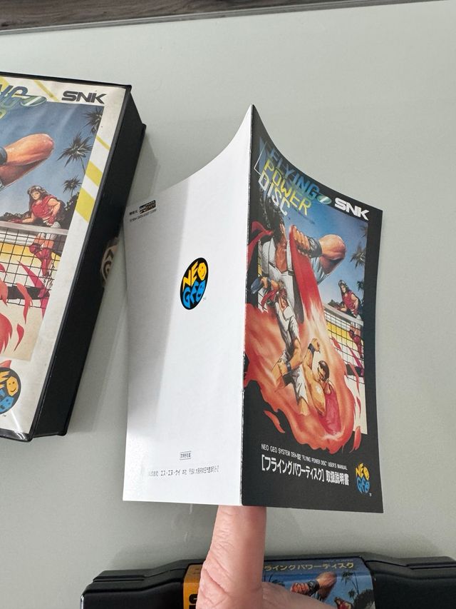 Flying Power Disc Windjammers SNK Neo Geo AES Jap