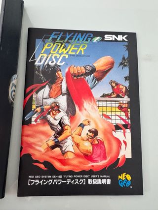 Flying Power Disc Windjammers SNK Neo Geo AES Jap