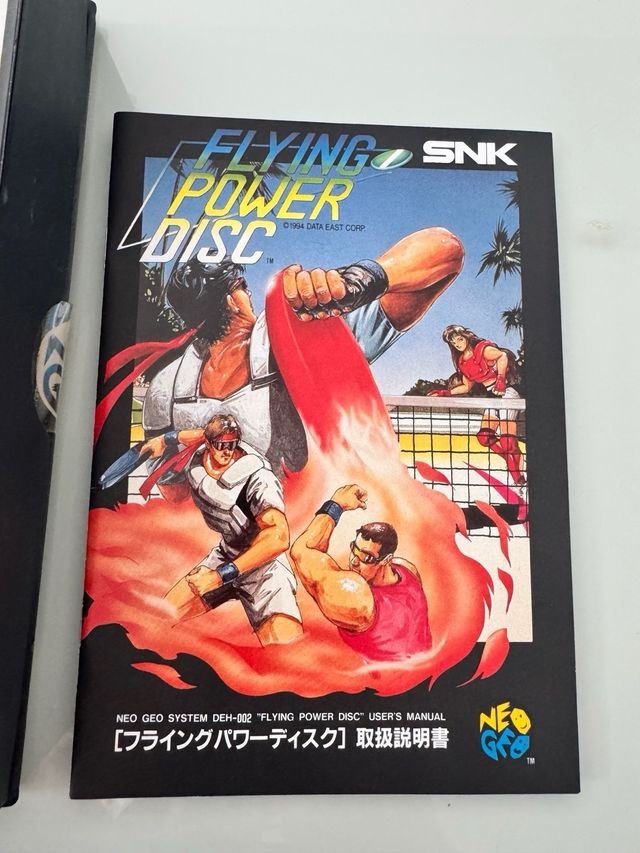 Flying Power Disc Windjammers SNK Neo Geo AES Jap