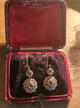 Pendientes Oro 18kt Isabelinos Antiguos