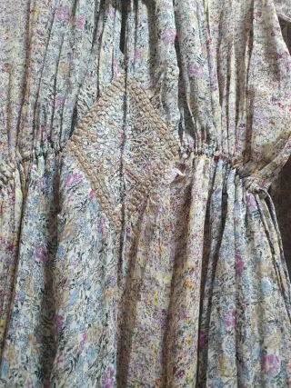 Vestido Largo Zara Estampado