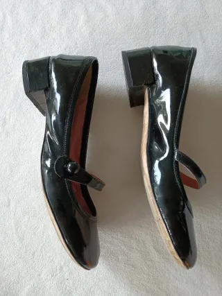 Fornarina scarpe Mary Jane n° 38 vernice nera