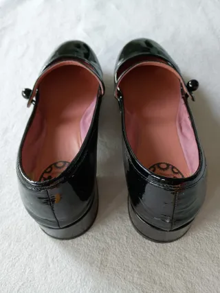 Fornarina scarpe Mary Jane n° 38 vernice nera