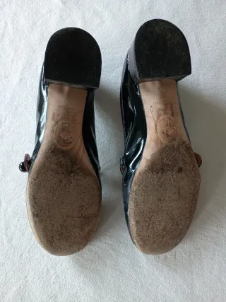 Fornarina scarpe Mary Jane n° 38 vernice nera