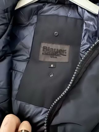 Chaqueta Blauer Niño Talla 16 Negra