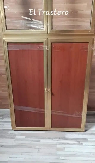 PUERTA ALUMINIO Y MADERA
