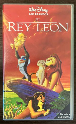 Película VHS El Rey Leon primera edición