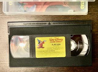 Película VHS El Rey Leon primera edición