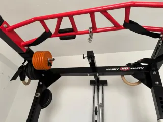 Jaula de potencia con poleas Heavy Duty II