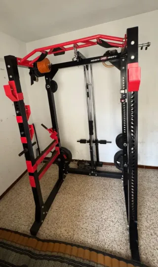 Jaula de potencia con poleas Heavy Duty II