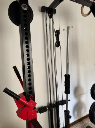 Jaula de potencia con poleas Heavy Duty II