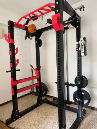 Jaula de potencia con poleas Heavy Duty II