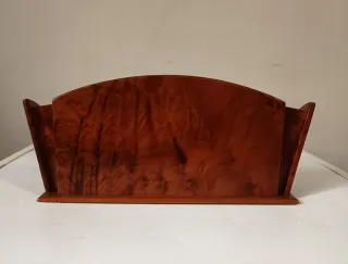 Organizer da scrivania - portalettere radica Tuia