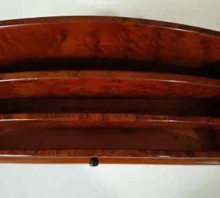 Organizer da scrivania - portalettere radica Tuia