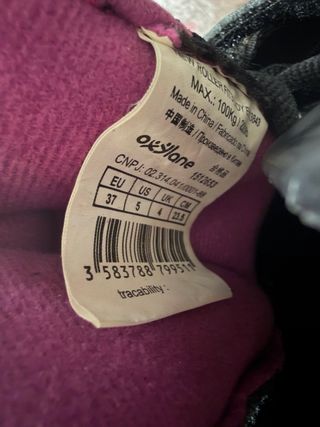 Patines Oxelo Decathlon Talla 37