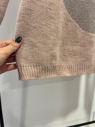 Camisola malha coração