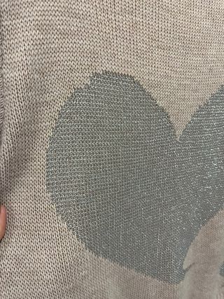 Camisola malha coração