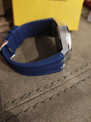 Reloj Hombre Azul/Plata