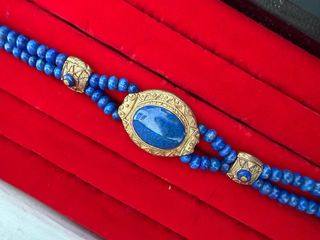 Bracciale vintage argento e lapislazzuli