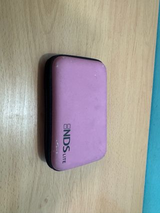 Nintendo DS Lite Rosa + Estuche y Juegos