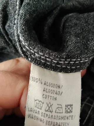 Cazadora vaquera gris