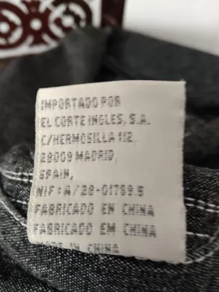 Cazadora vaquera gris