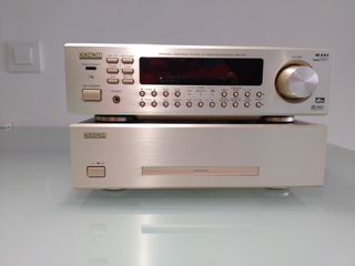 Amplificador Denon AVR-F100 Dorado.
