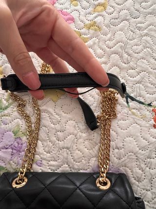 Bolso Valentino Negro Dorado