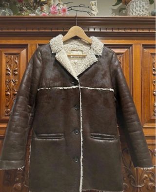 Abrigo doble faz Mango Talla S