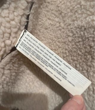 Abrigo doble faz Mango Talla S