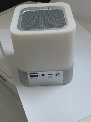 Altavoz Bluetooth Lámpara Táctil Despertador